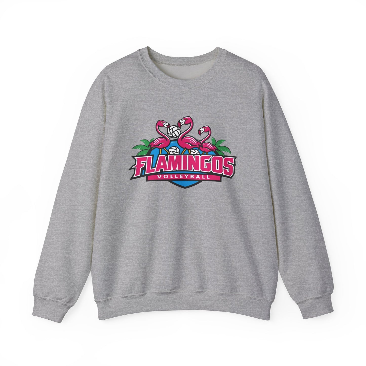 Flamingos Volleyball Unisex Sweatshirt