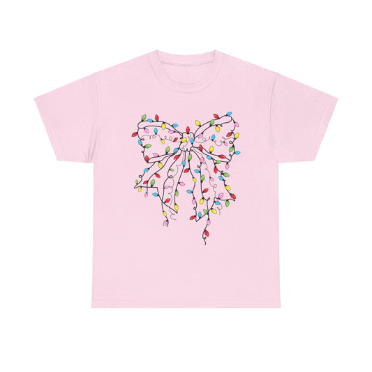 Christmas Light Bow T-Shirt